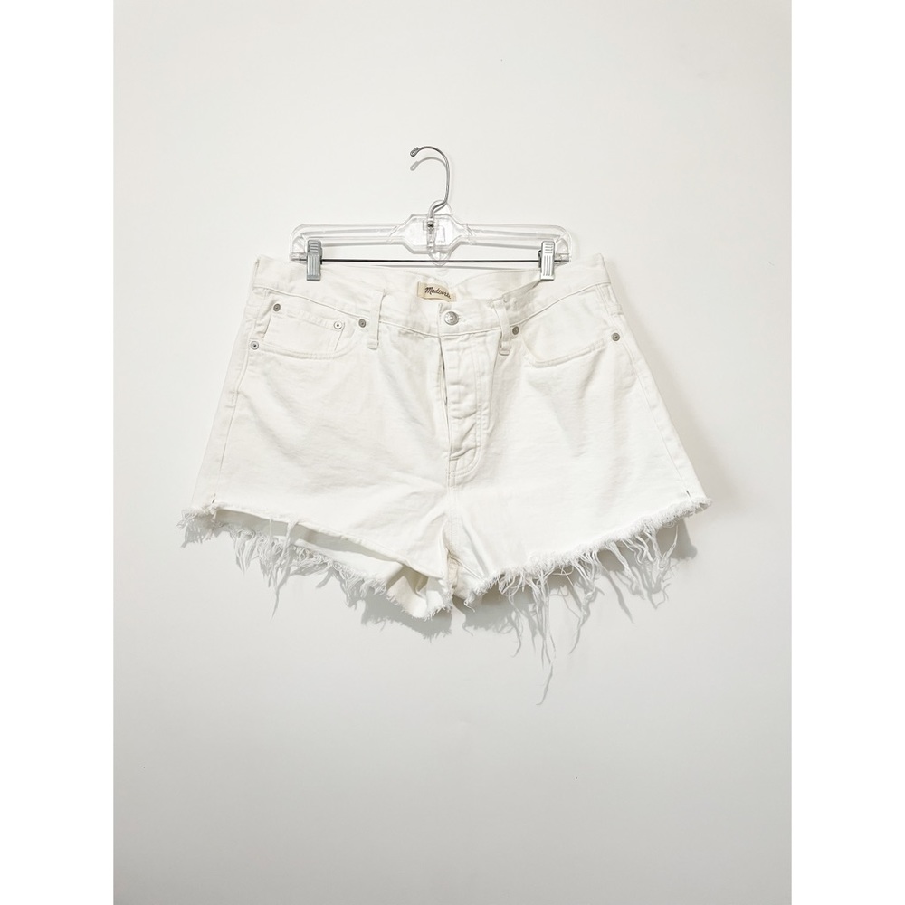 MADEWELL Relaxed Denim Short in Tile White 31